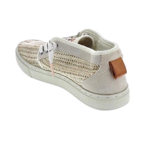 SATORISAN Hamoru Woven Wicker Raffia High Top Sneaker Shoes👟